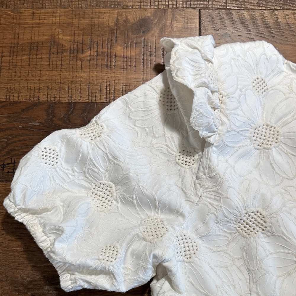 Alex Marie Ivory Floral Dress - Picture 6 of 7